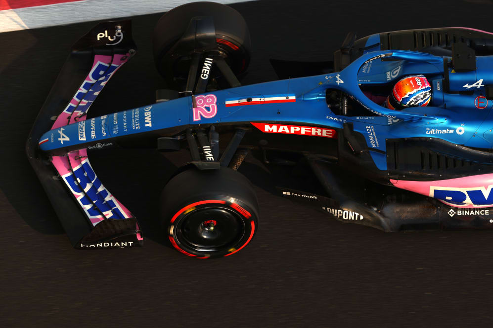 ABU DHABI, UNITED ARAB EMIRATES - NOVEMBER 22: Jack Doohan of Australia driving the Alpine F1 A522