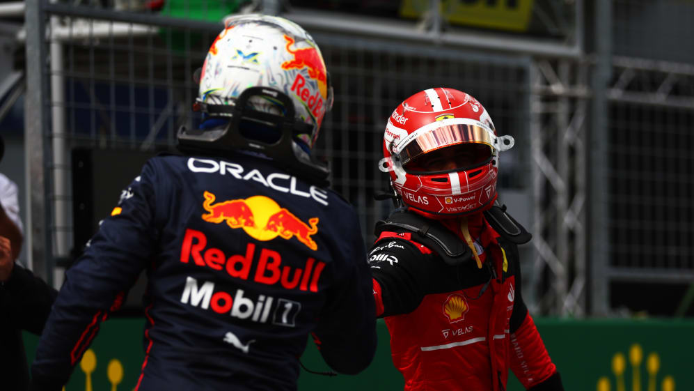 SPIELBERG, AUSTRIA - JULY 09: Sprint winner Max Verstappen of the Netherlands and Oracle Red Bull
