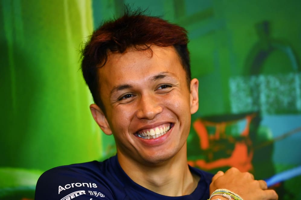 BAKU, AZERBAIJAN - JUNE 10: Alexander Albon of Thailand and Williams looks on in the Drivers Press