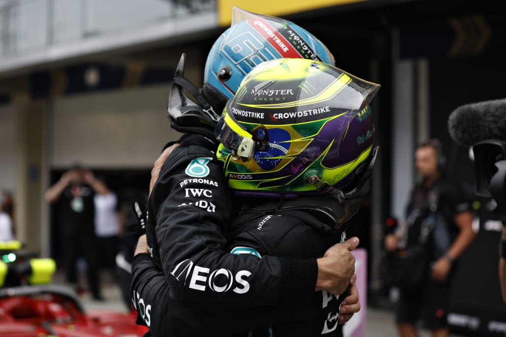 Russell leads home Hamilton for breakthrough Sao Paulo GP win