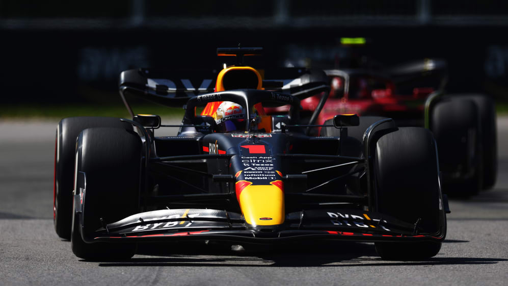 It was proper racing' says Verstappen after withstanding Sainz assault to title in Montreal | Formula 1®