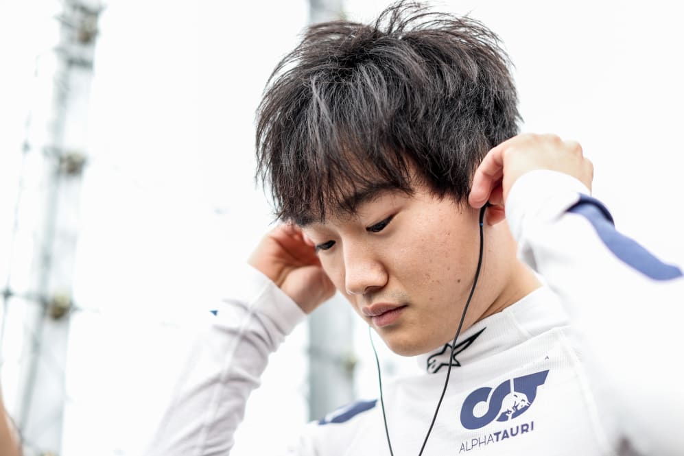 BUDAPEST, HUNGARY - JULY 31: Yuki Tsunoda of Scuderia AlphaTauri and Japan during the F1 Grand
