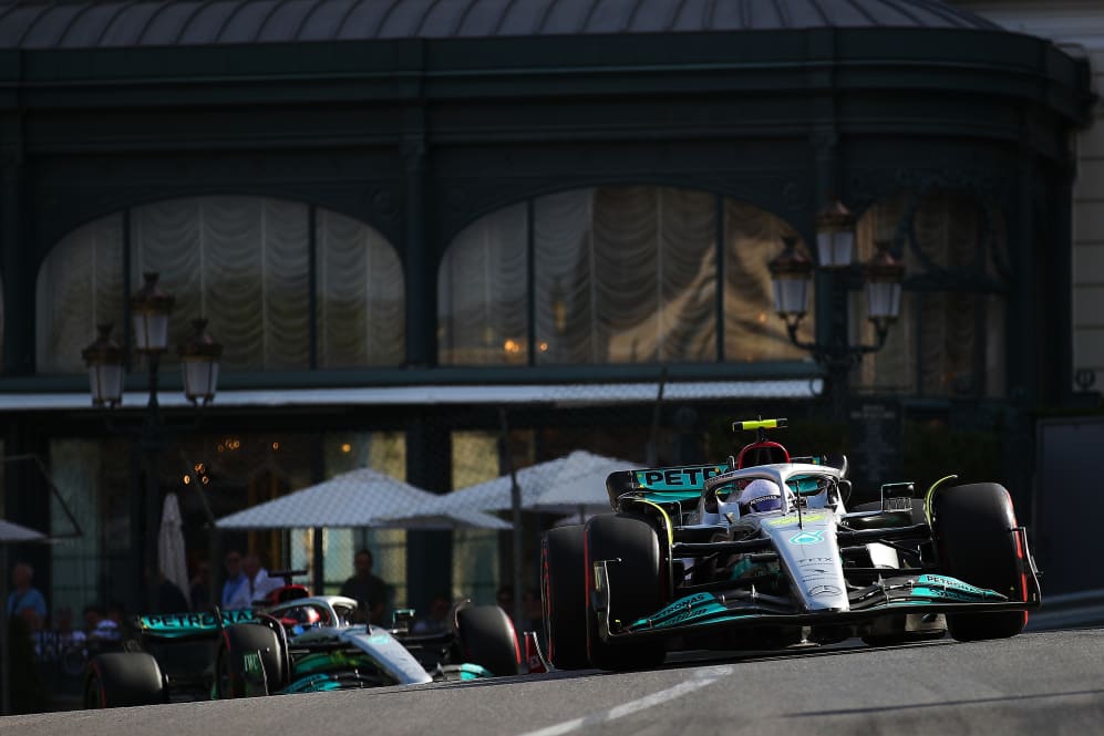 MONTE-CARLO, MONACO - MAY 27: Lewis Hamilton of Great Britain driving the (44) Mercedes AMG