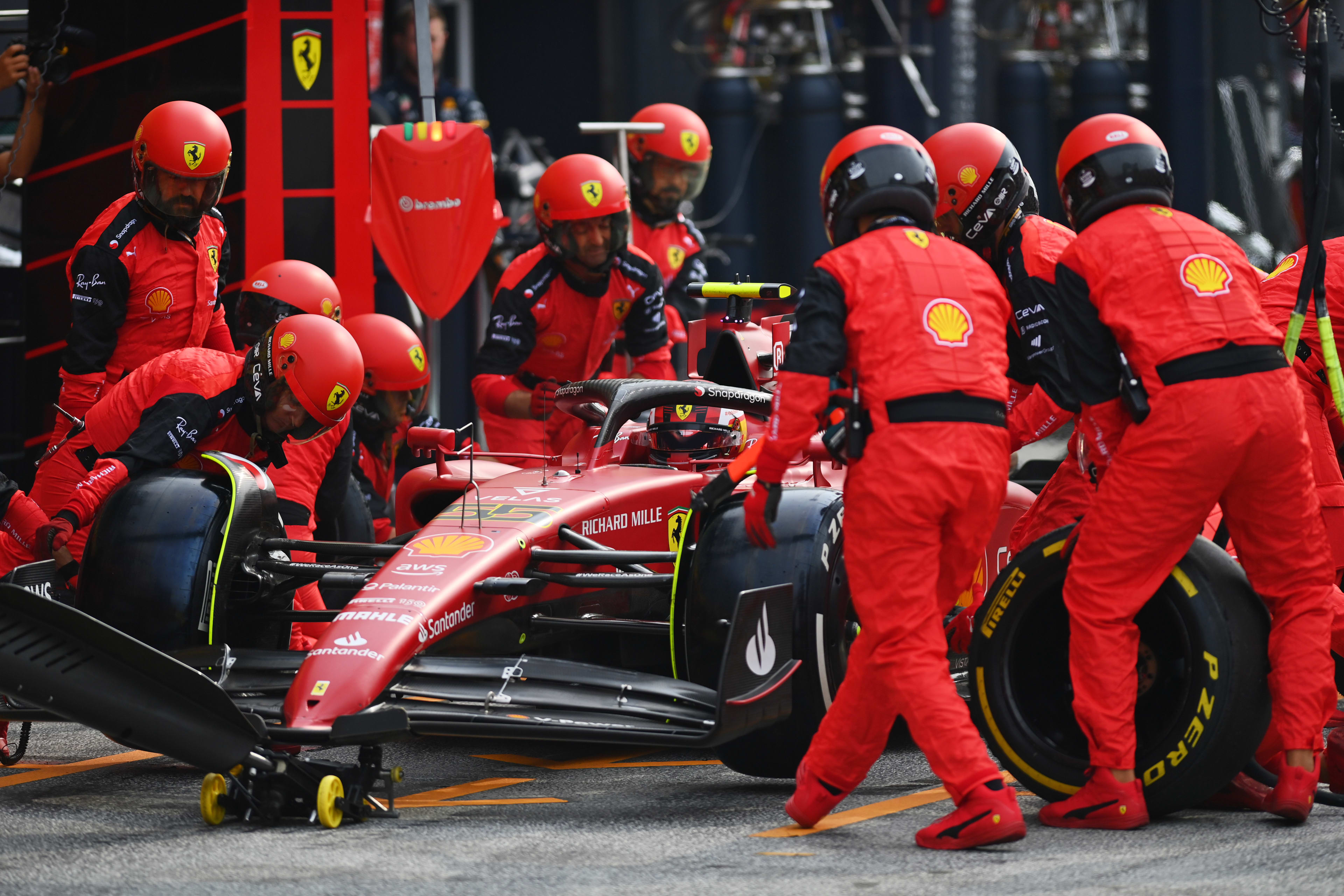 Ferrari pit crew outlet shirt