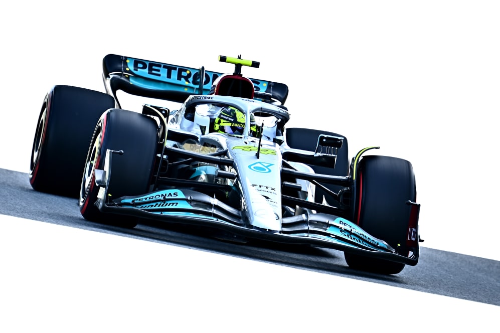 BARCELONA, SPAIN - MAY 20: Lewis Hamilton of Great Britain driving the (44) Mercedes AMG Petronas