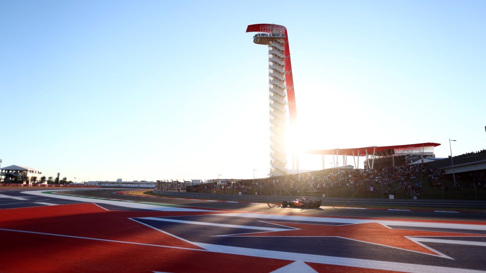 AUSTIN, TEXAS - OCTOBER 21: Daniel Ricciardo of Australia driving the (3) McLaren MCL36 Mercedes ot