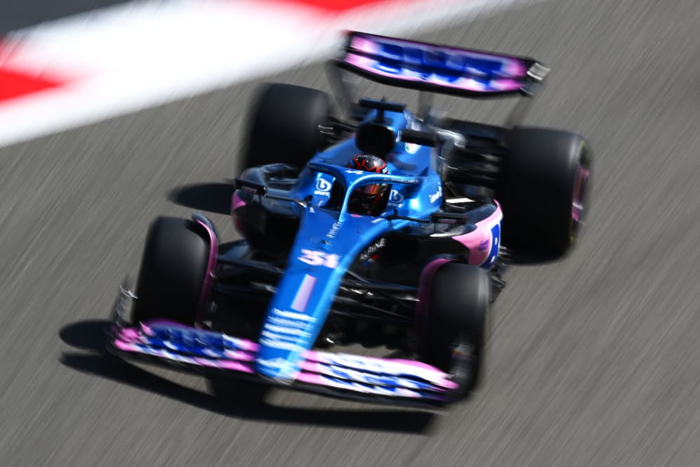 BAHRAIN, BAHRAIN - FEBRUARY 24: Esteban Ocon of France driving the (31) Alpine F1 A523 Renault on