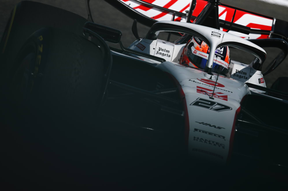 BAHRAIN, BAHRAIN - FEBRUARY 23: Nico Hulkenberg of Germany driving the (27) Haas F1 VF-23 Ferrari