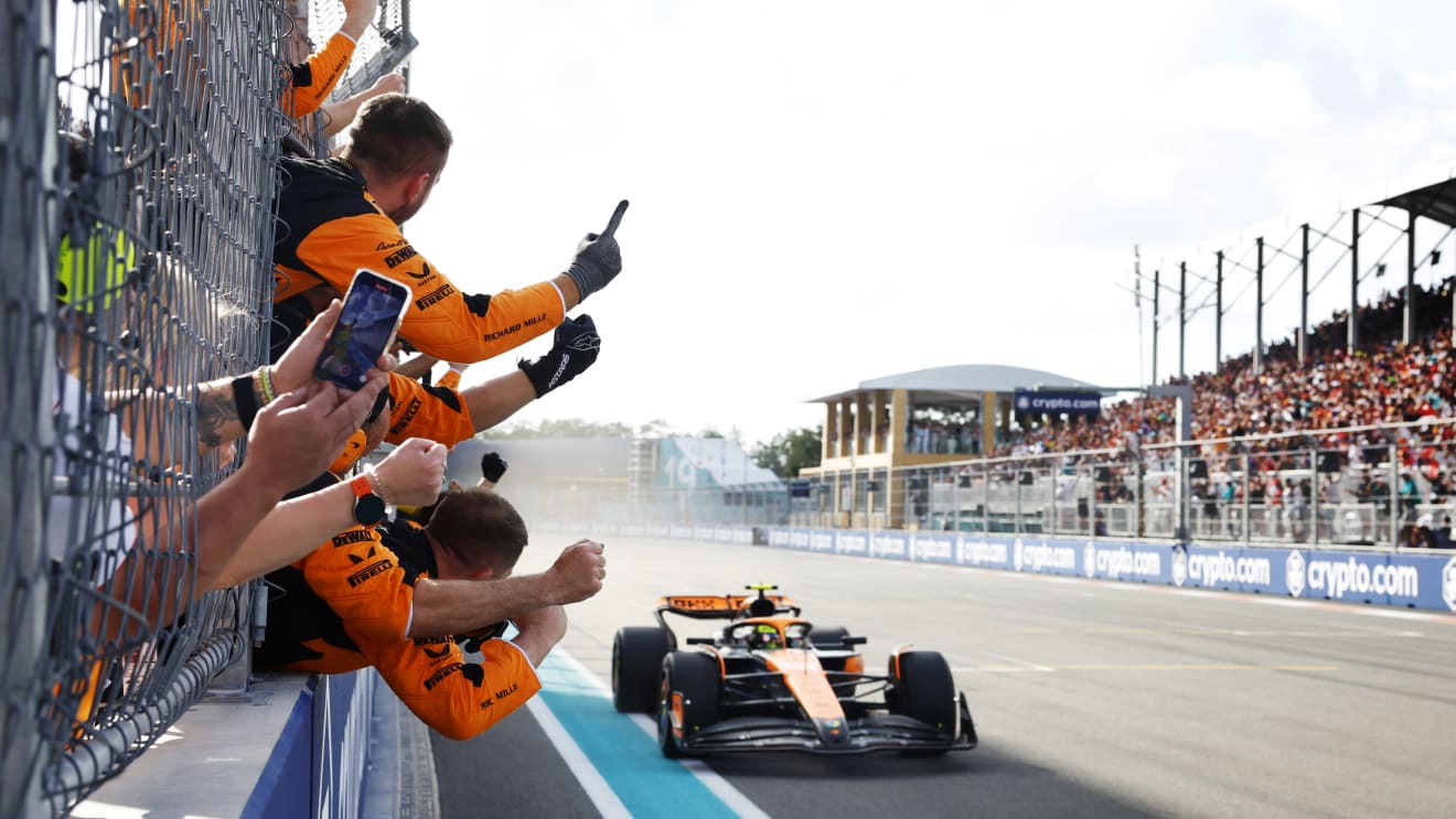 ‘Leave him to it’ – Norris’ race engineer reflects on an emotional victory for McLaren