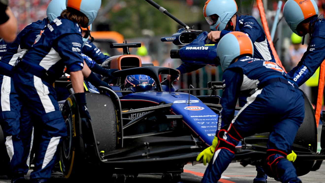 Albon explains wheel nut issue and penalty that ruined his Imola race as he assesses Williams’ 'reality'
