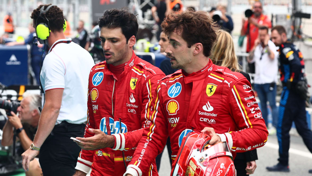 ‘He complains too much’ – Sainz and Leclerc at odds over Barcelona clash