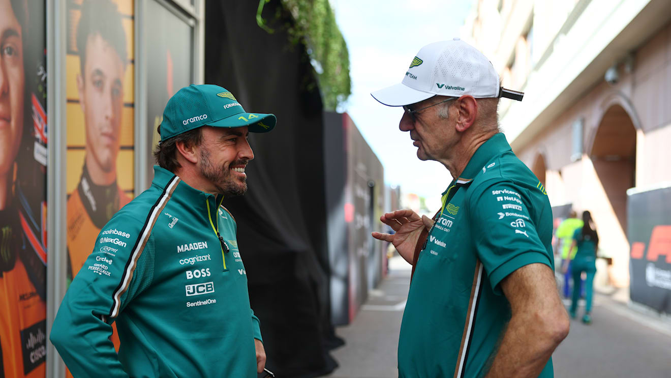 ‘It was great to witness’ – Alonso reflects on how Newey’s presence in Monaco impacted ‘level’ of Aston Martin team