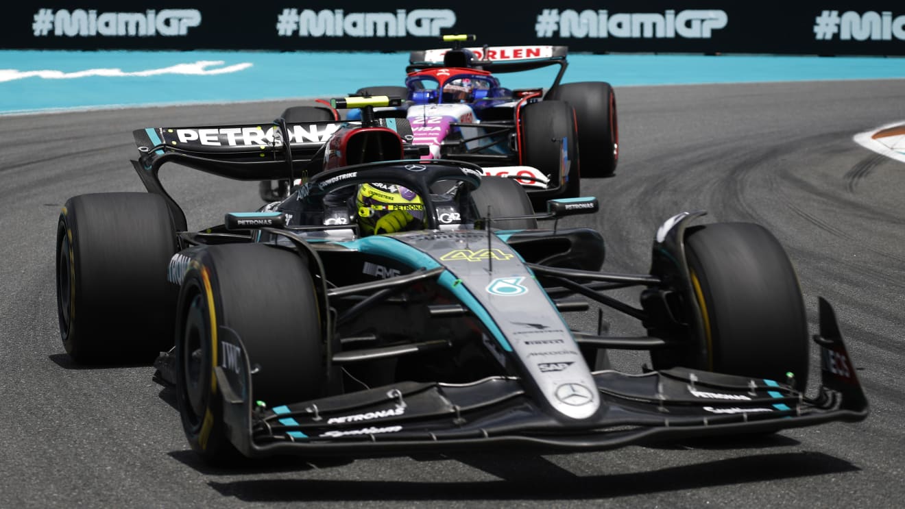 Mercedes drivers expecting ‘a step forward’ in Miami Grand Prix after flashes of ‘mega’ pace in qualifying