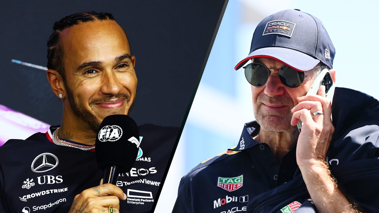 Hamilton admits it would be a ‘privilege’ to work with ‘amazing’ Newey at Ferrari in 2025