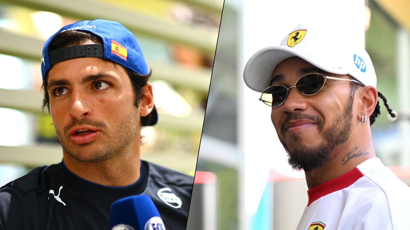 Sainz shares challenge of adapting to different teams as he and Hamilton get to grips with life at Williams and Ferrari