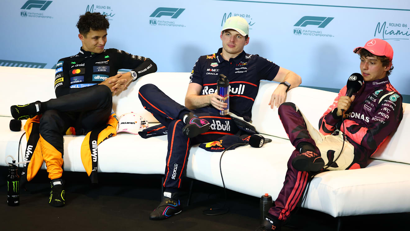 ‘To already be at this pace is very impressive’ – Verstappen and Norris heap praise on Antonelli after rookie’s Miami display