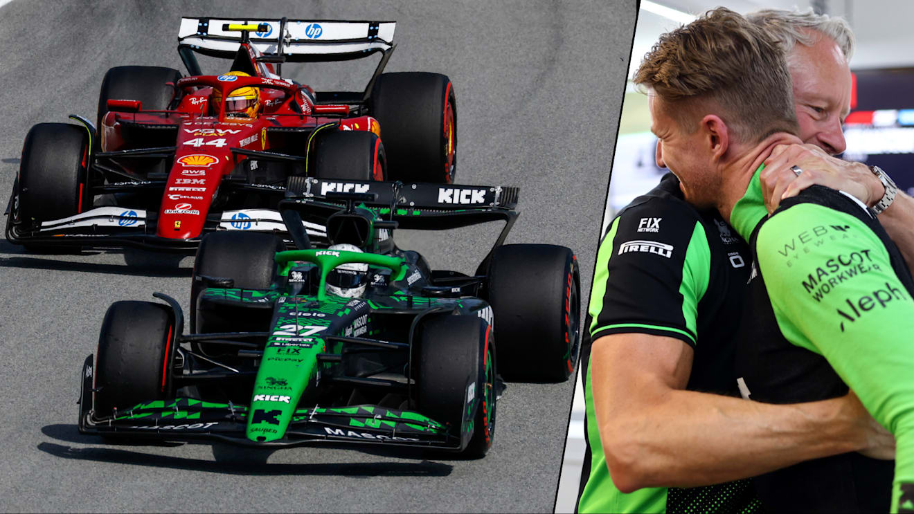 Hulkenberg’s Ferrari overtake in Spain a ‘pinch yourself’ moment for Kick Sauber as they eye ‘springboard’ effect