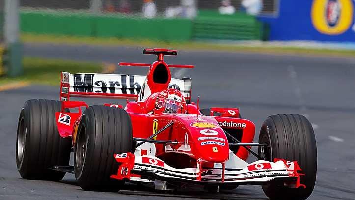 Michael Schumacher (GER) Ferrari F2004. Australian Grand Prix, Rd 1, Albert Park, Australia, 5 March 2004