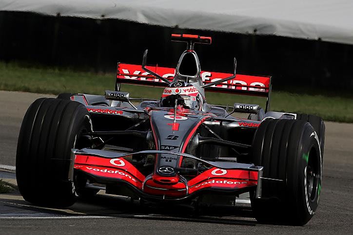 Fernando Alonso (ESP) McLaren Mercedes MP4/22. Formula One World Championship, Rd 7, United States Grand Prix, Practice Day, Indianapolis, USA, Friday, 15 June 2007 © Sutton Images. No reproduction without permission