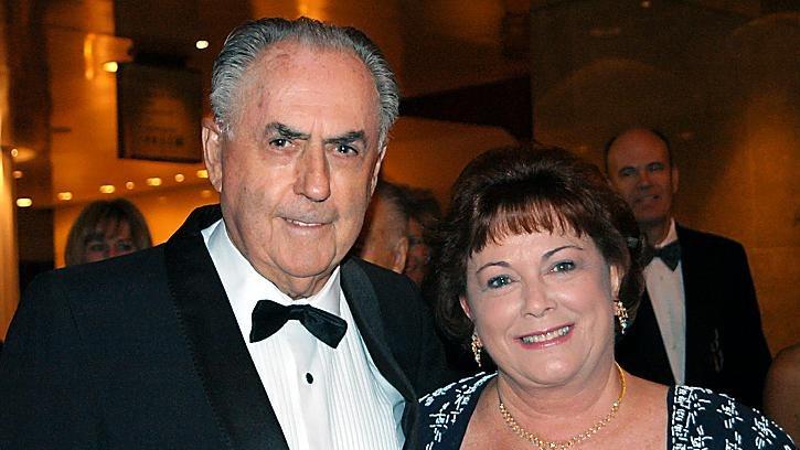 Sir Jack Brabham (AUS) with his wife. Australian Grand Prix, Grand Prix Ball, Crown Palladium, Australia, 5 March 2004. © Sutton Images
