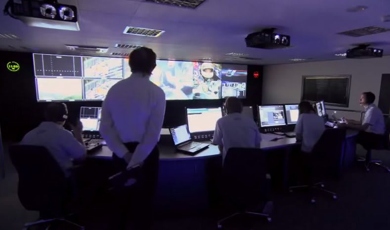 Formula One Management's remote operations centre. © Tata Communications