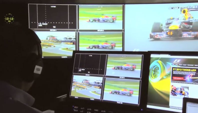 Formula One Management's remote operations centre. © Tata Communications