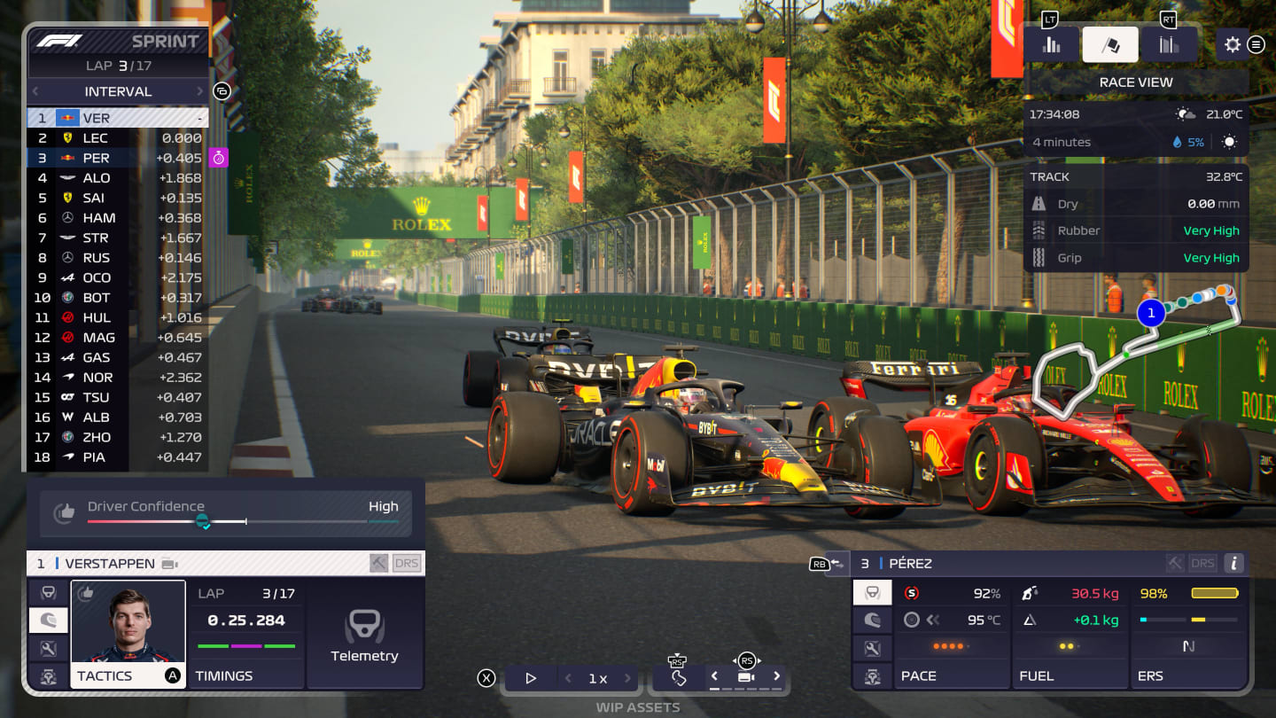 An improved racing simulation further enhances the experience for players