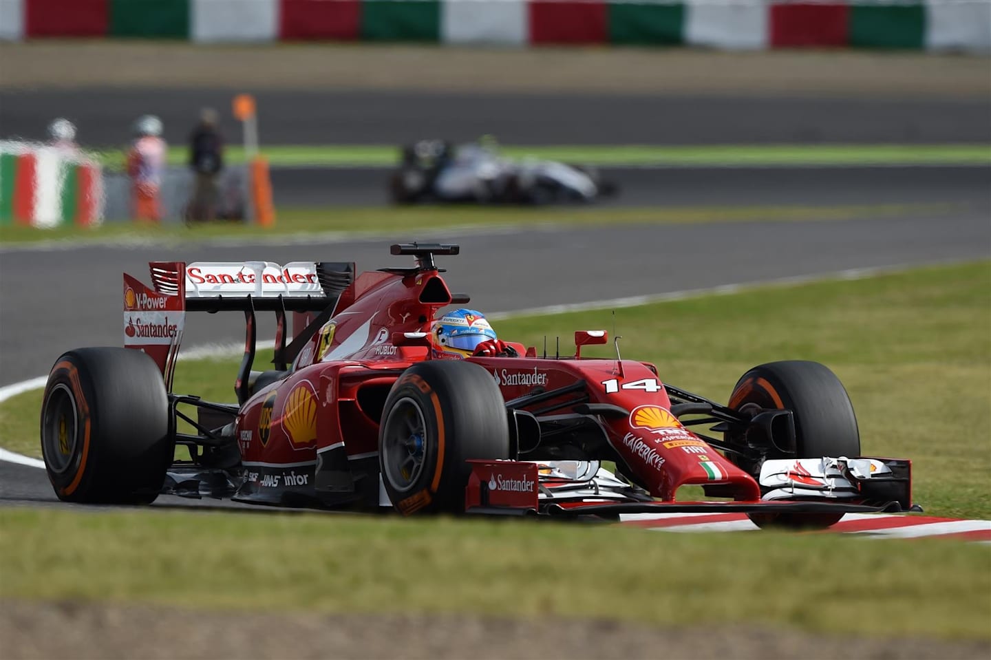 Fernando Alonso (ESP) Ferrari F14 T. Formula One World Championship, Rd15, Japanese Grand Prix, Qualifying, Suzuka, Japan, Saturday, 4 October 2014 © Sutton Images. No reproduction without permission