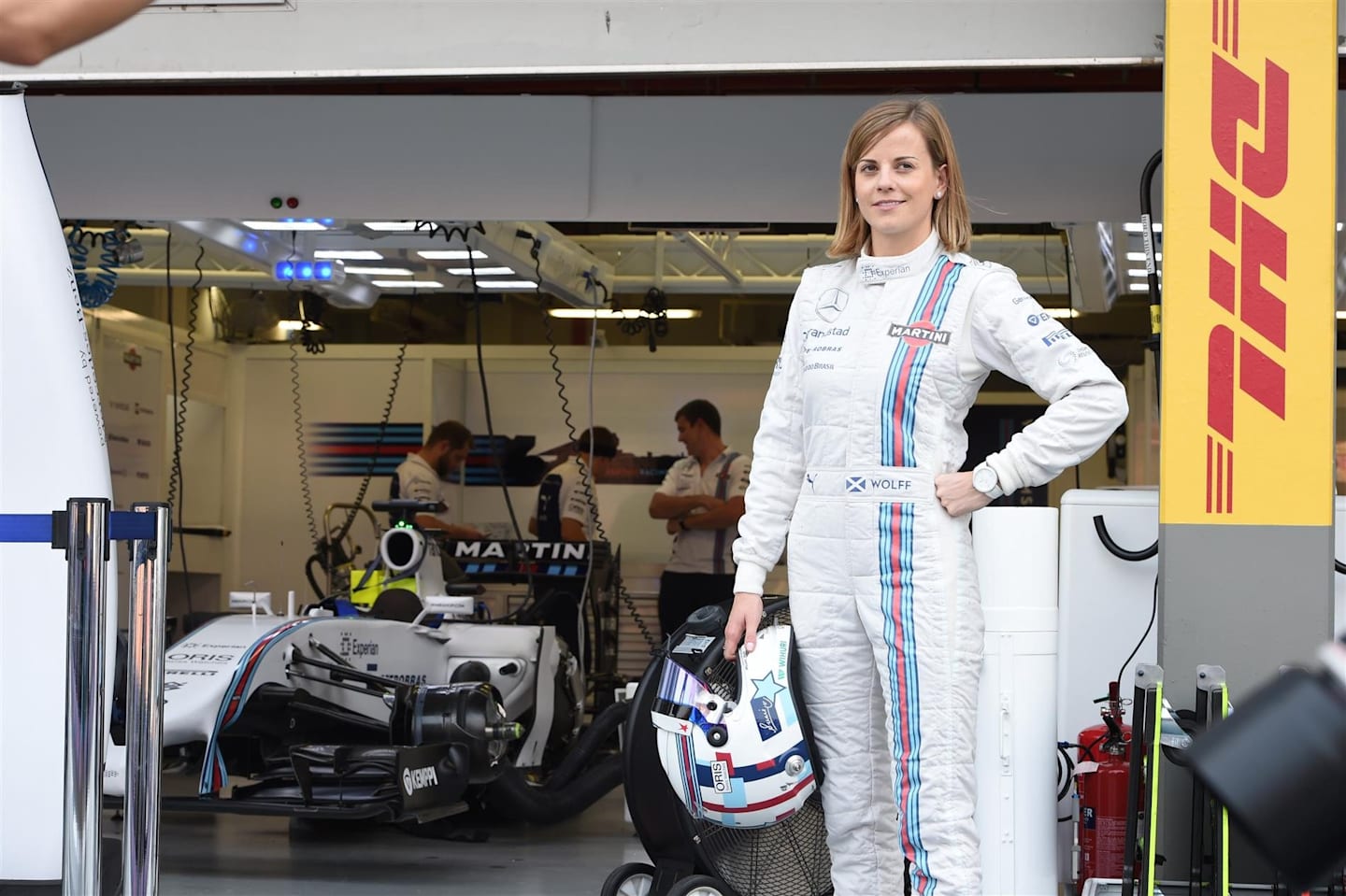 Susie Wolff (GBR) Williams Development Driver. Formula One World Championship, Rd14, Singapore Grand Prix, Marina Bay Street Circuit, Singapore, Race Day, Sunday, 21 September 2014