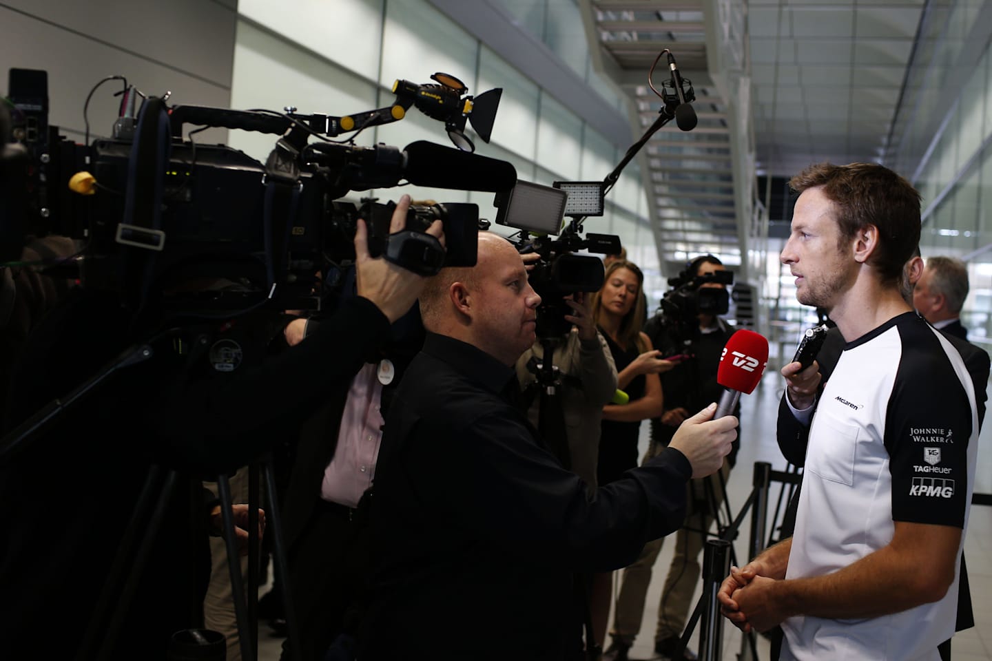 McLaren 2015 driver announcement - Jenson Button. © McLaren