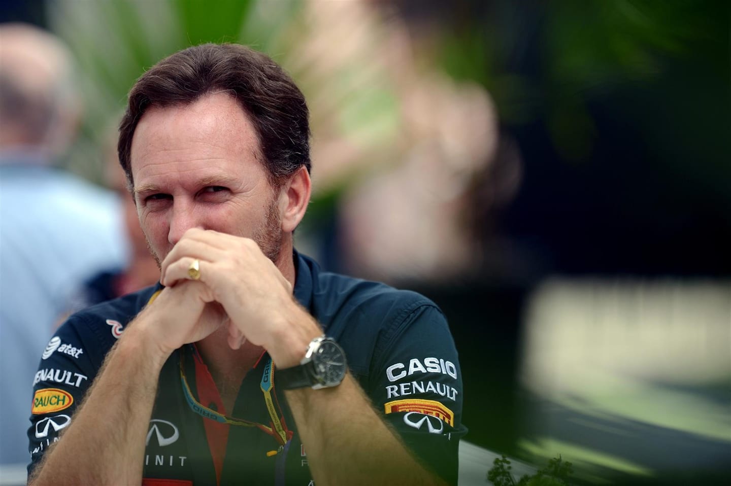 Christian Horner (GBR) Red Bull Racing Team Principal. Formula One World Championship, Rd18, Brazilian Grand Prix, Qualifying, Sao Paulo, Brazil, Sunday, 9 November 2014. © Sutton Images