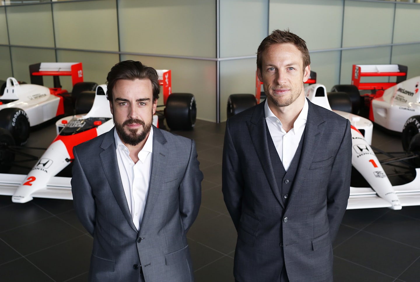 McLaren 2015 driver announcement - Fernando Alonso, Jenson Button. © McLaren