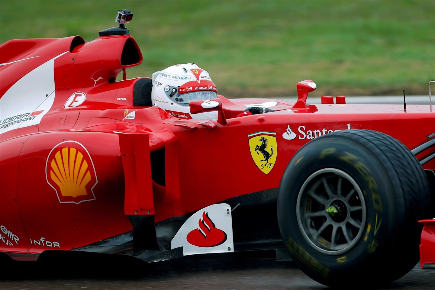 Sebastian Vettel (GER) Ferrari F2012. Sebastian Vettel First Ferrari F1 Run, Fiorano, Italy, 29 November 2014. © Sutton Images