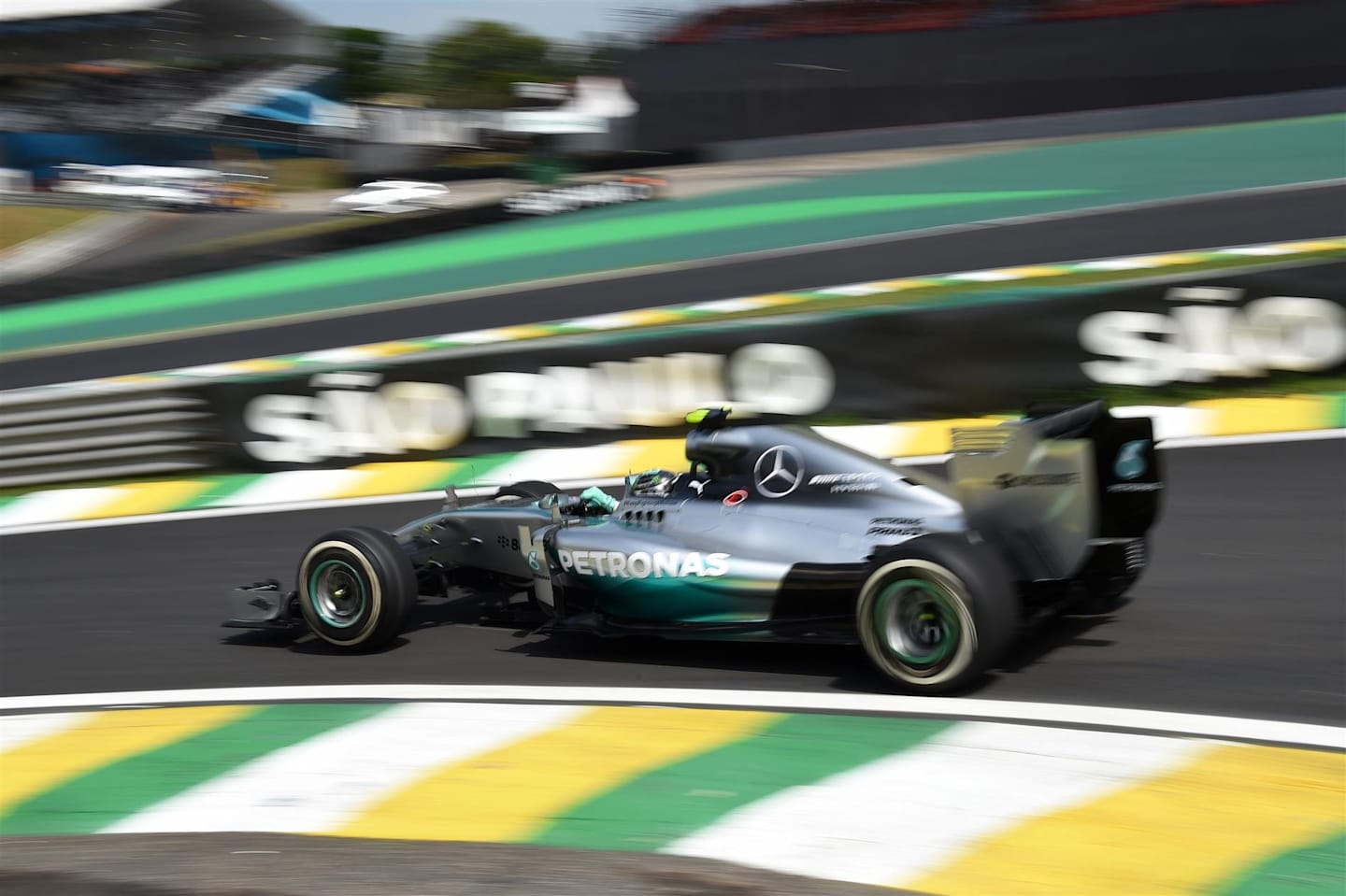 Nico Rosberg (GER) Mercedes AMG F1 W05. Formula One World Championship, Rd18, Brazilian Grand Prix, Practice, Sao Paulo, Brazil, Friday, 7 November 2014