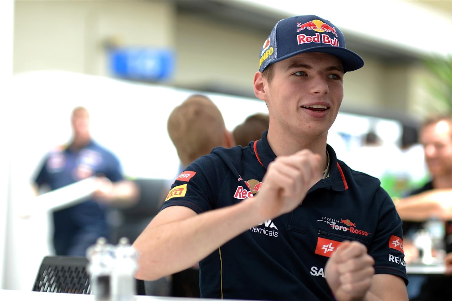 Max Verstappen (NDL) Scuderia Toro Rosso. Formula One World Championship, Rd18, Brazilian Grand Prix, Preparations, Sao Paulo, Brazil, Thursday, 6 November 2014© Sutton Images. No reproduction without permission