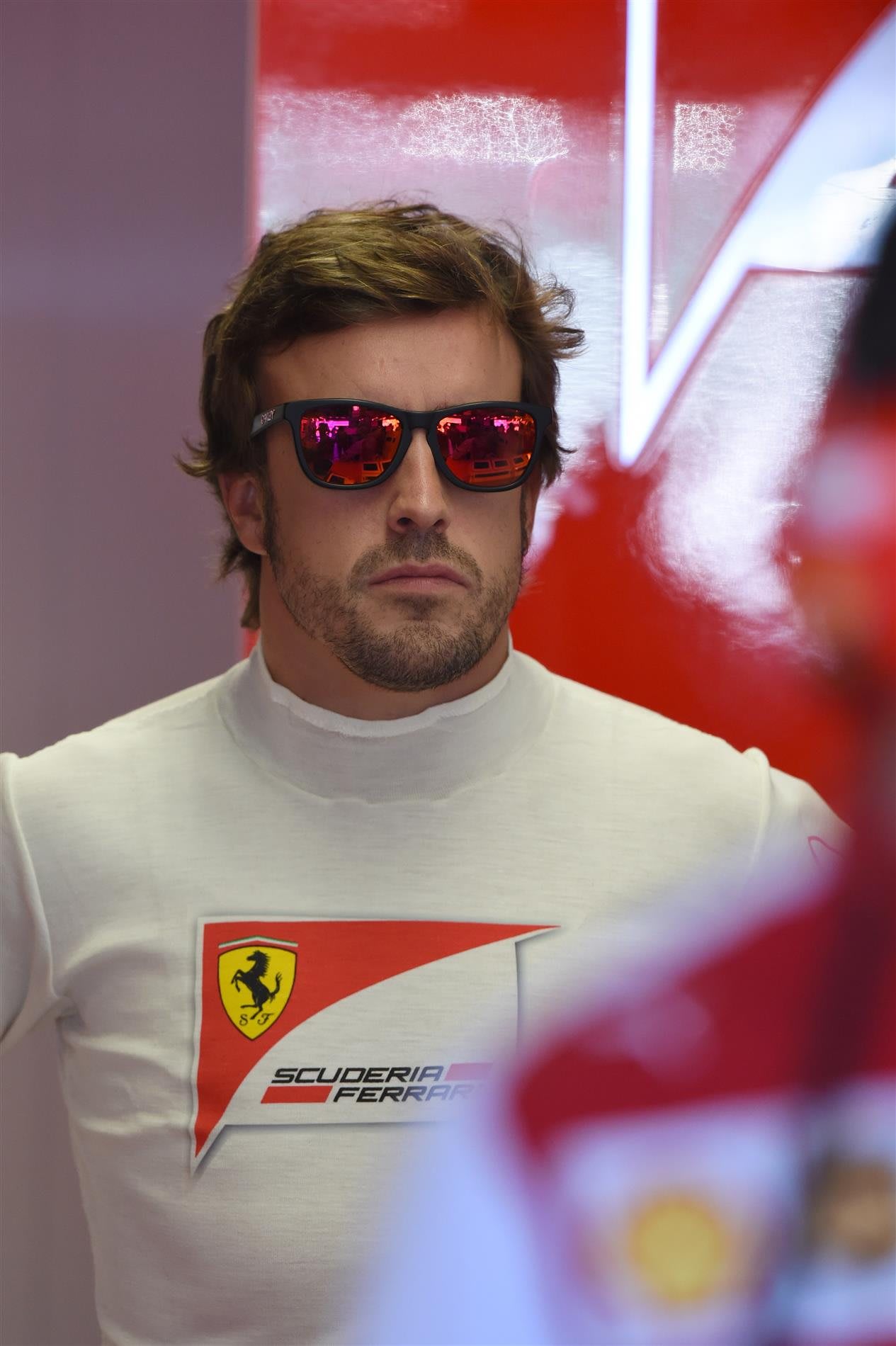 Fernando Alonso (ESP) Ferrari. Formula One World Championship, Rd3, Bahrain Grand Prix, Preparations, Bahrain International Circuit, Sakhir, Bahrain, Thursday, 3 April 2014 © Sutton Images. No reproduction without permission