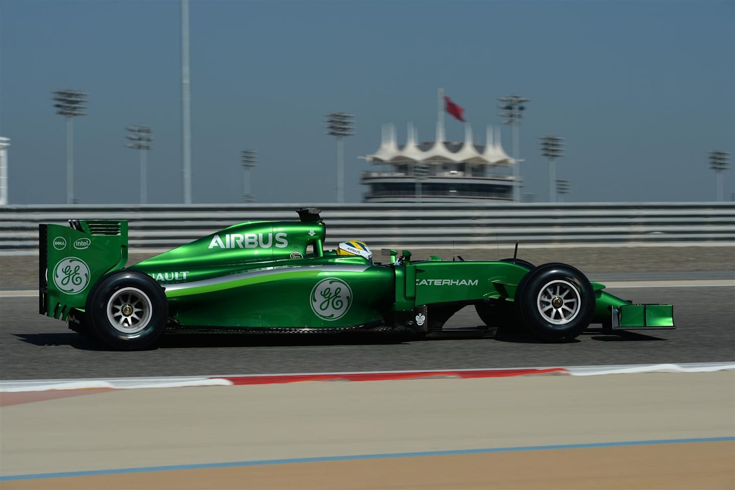 Marcus Ericsson (SWE) Caterham CT05. Formula One Testing, Day Three, Bahrain International Circuit, Sakhir, Bahrain, Friday, 21 February 2014