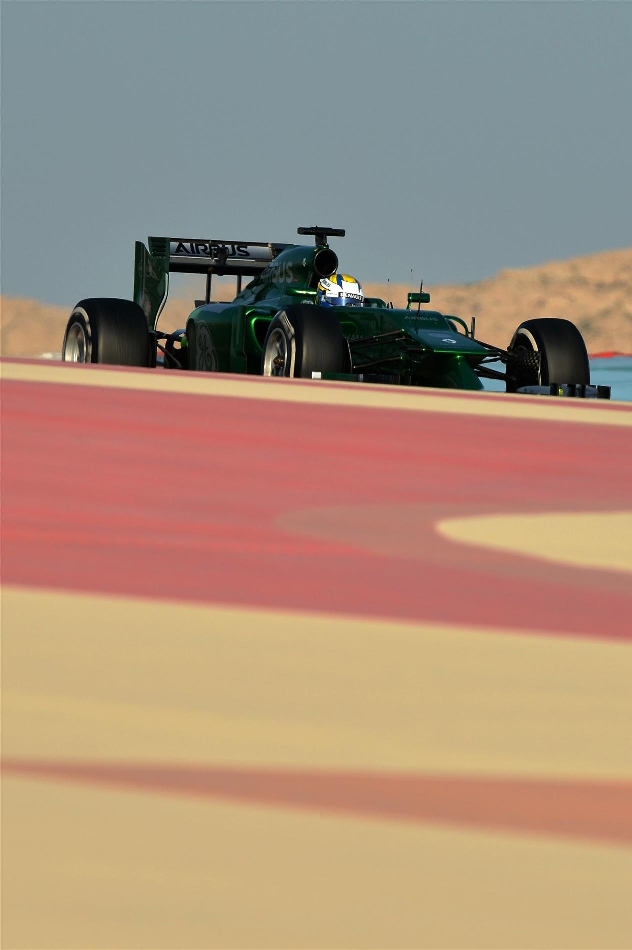 Marcus Ericsson (SWE) Caterham CT05. Formula One Testing, Day Three, Bahrain International Circuit, Sakhir, Bahrain, Friday, 21 February 2014