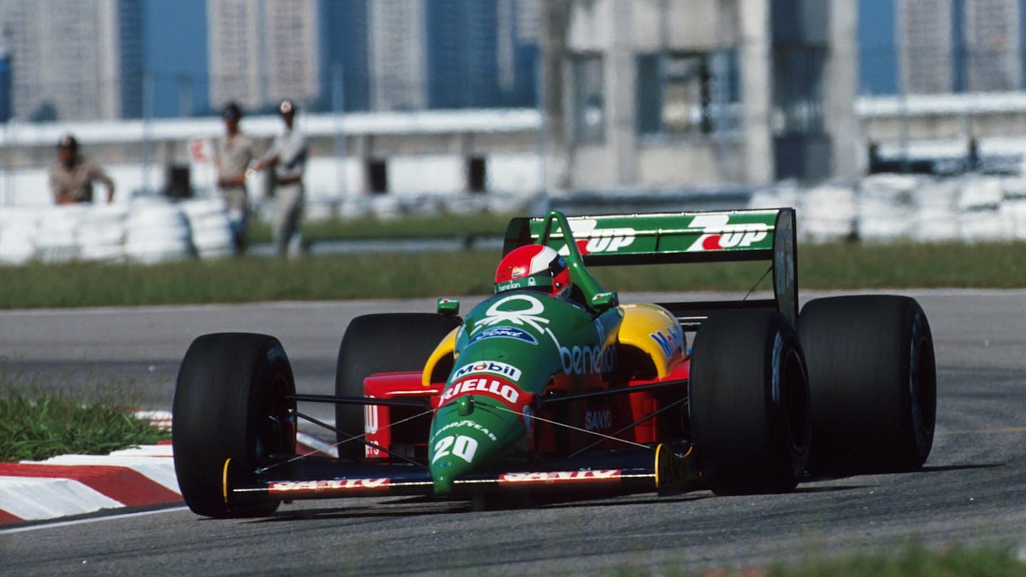 Johnny Herbert(GBR), Benetton B188, 4th place Brazilian GP, Rio de Janeiro, 26 March 1989