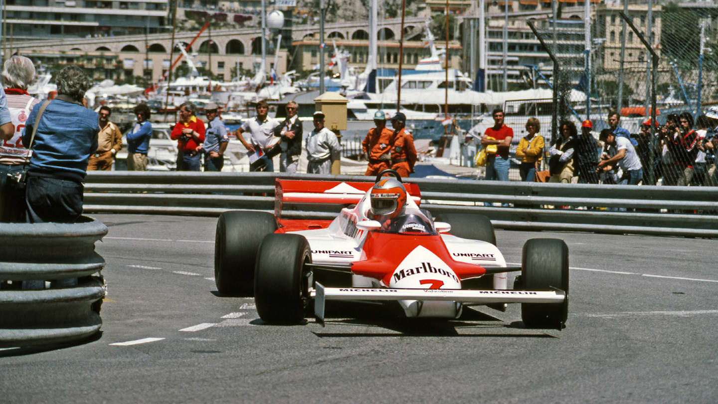John Watson (GBR) McLaren MP4-1 retired from the race on lap 54 with a blown engine. Formula One