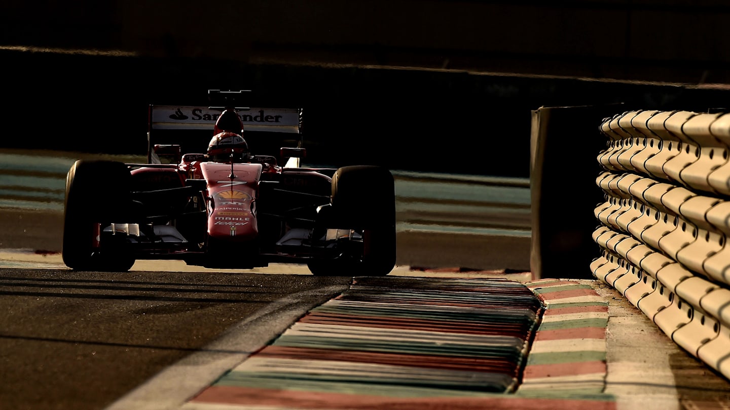 Kimi Raikkonen, Ferrari, during Pirelli 2017 tyre testing in Abu Dhabi © Foto Studio Colombo