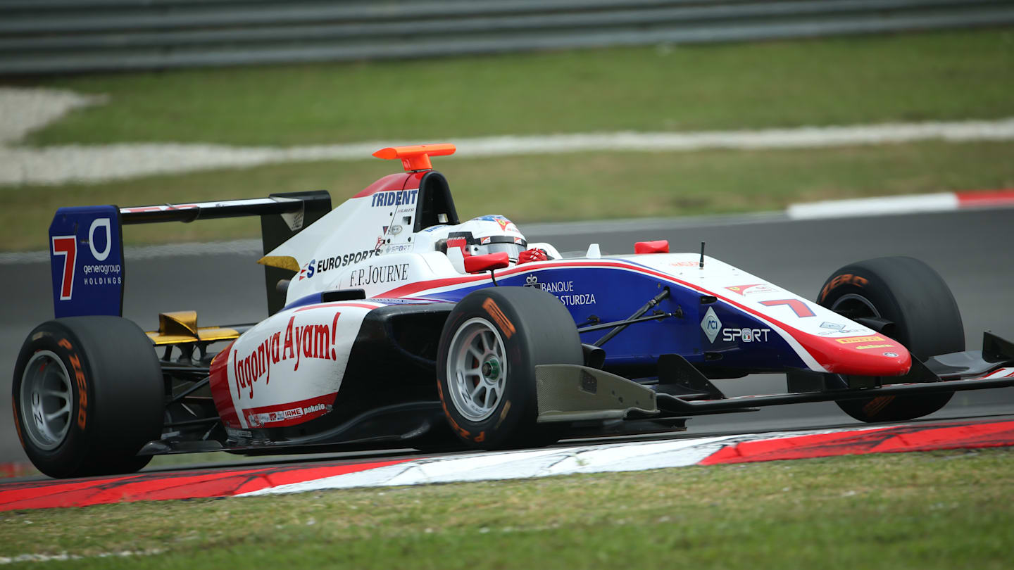 Giuliano Alesi in GP3 action in Malaysia earlier this year. © Sam Bloxham/GP3 Series Media Service