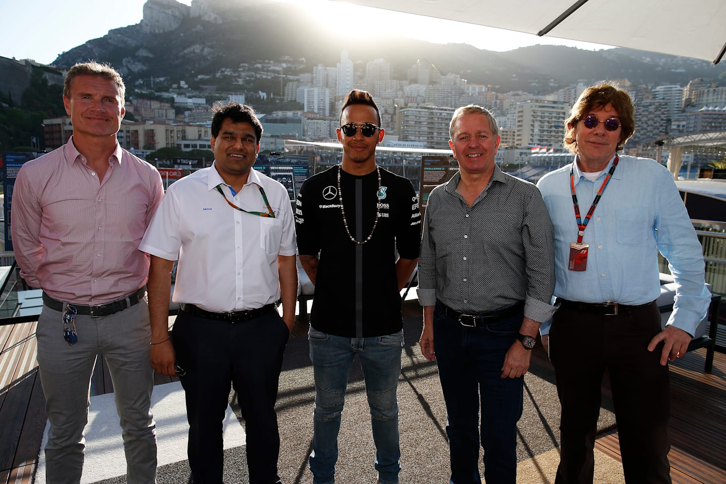 [Monaco, May 2015] F1 CIP Judges from left to right; David Coulthard, F1 Commentator; Mehul