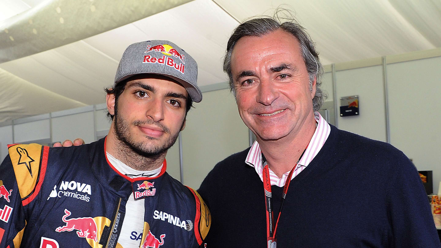 Carlos Sainz jr (ESP) Scuderia Toro Rosso and Father Carlos Sainz (ESP) at Formula One World
