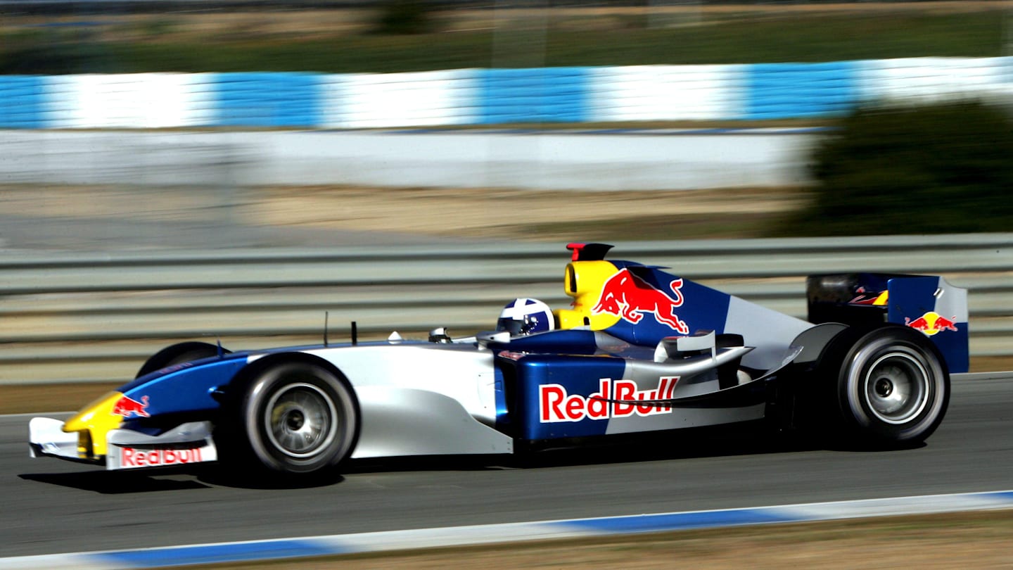 David Coulthard (GBR) Red Bull Racing. Formula One Testing, Jerez, Spain, 8 December