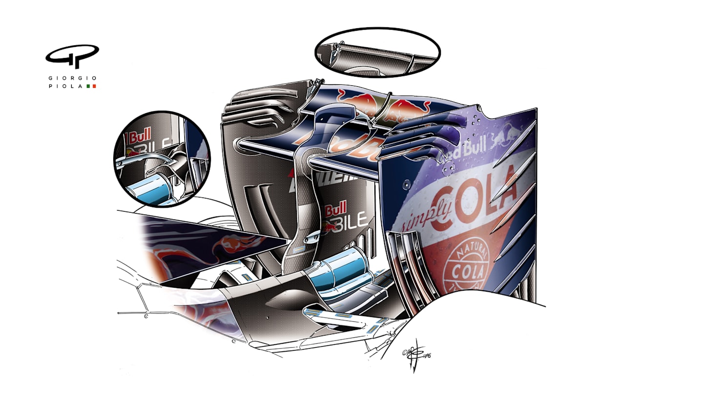 Toro Rosso STR10 - revised rear wing