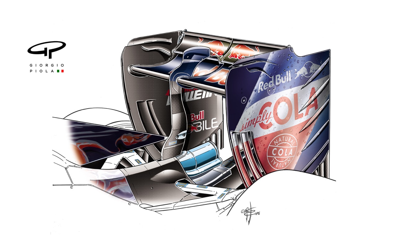 Toro Rosso STR11 - rear wing