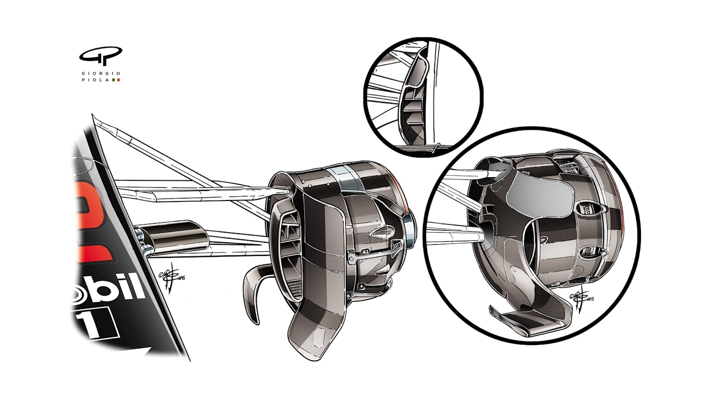 McLaren MP4-31 - Monaco brake ducts