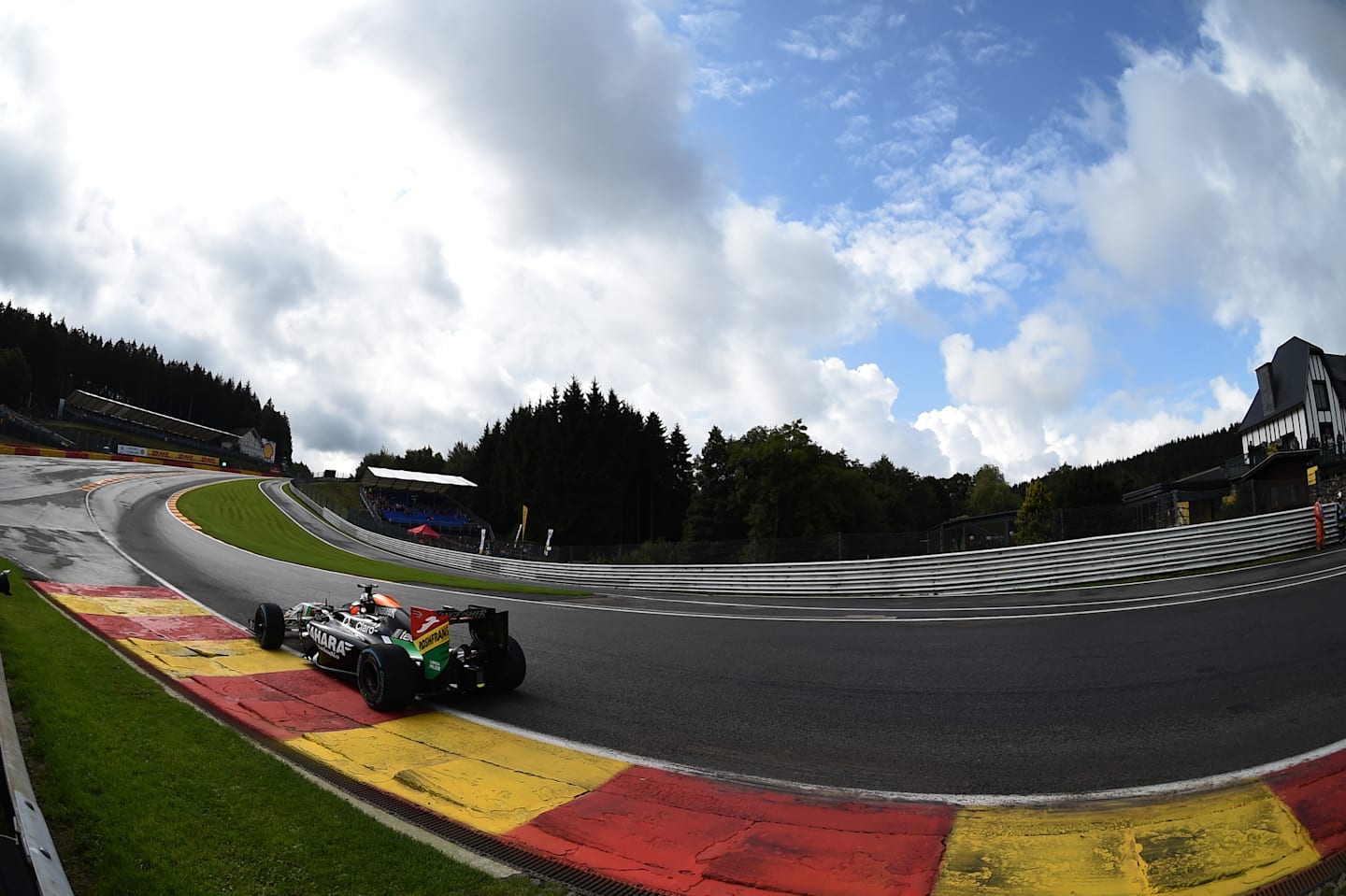 Nico Hulkenberg (GER) Force India VJM07. Formula One World Championship, Rd12, Belgian Grand Prix,