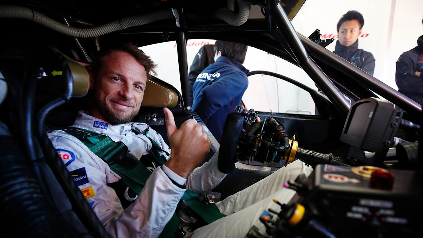 Jenson Button in the Honda NSX Concept-GT, 2016 Honda Racing Thanks Day, Motegi, Japan, December 2016 © Honda